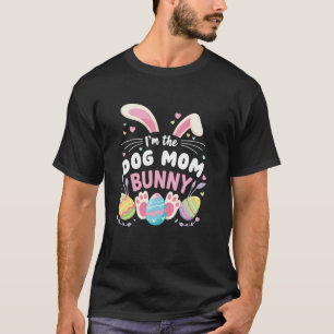 Camiseta Soy la Mamá Perruna Conejito Bonito Pascua Familia
