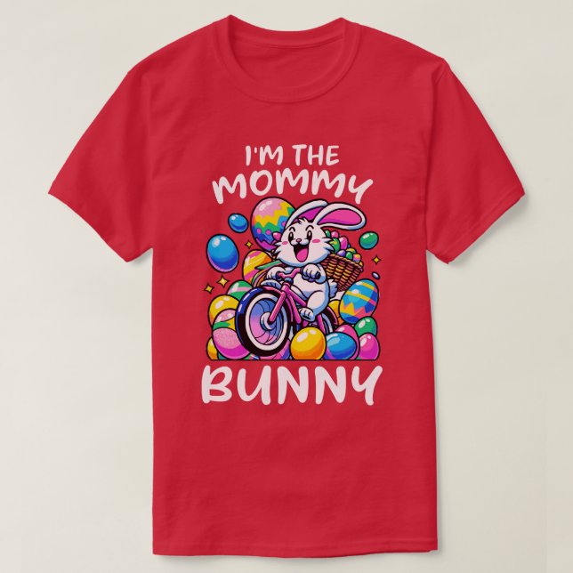 Camiseta Soy La Mami Bunny I Easter Bunny Egg Hung Hung 2 (Diseño del anverso)