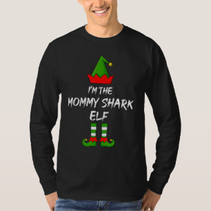 Camiseta Soy la mami elfo tiburón que coincide con la famil