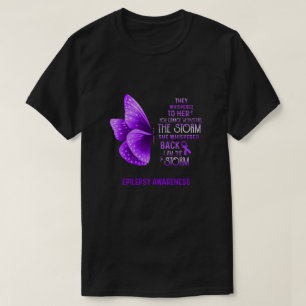 Camiseta Soy La Mariposa De Conciencia De La Epilepsia De T