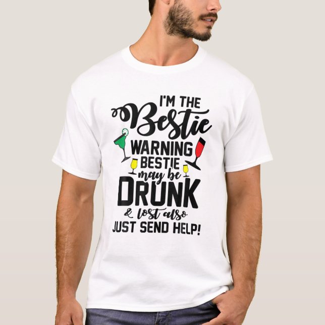 Camiseta Soy la mejor advertencia puede ser perdida y borra (Anverso)