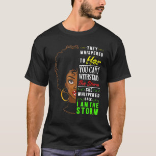 Camiseta Soy la mujer Melanin Chica negra del mes de la his