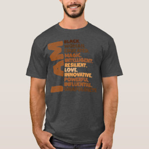 Camiseta Soy la mujer negra Melanin Orgullo africano