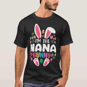 Camiseta Soy la Nana Bunny divertido día de Pascua familia