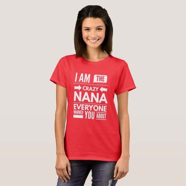 Camiseta Soy la Nana loca (Anverso completo)