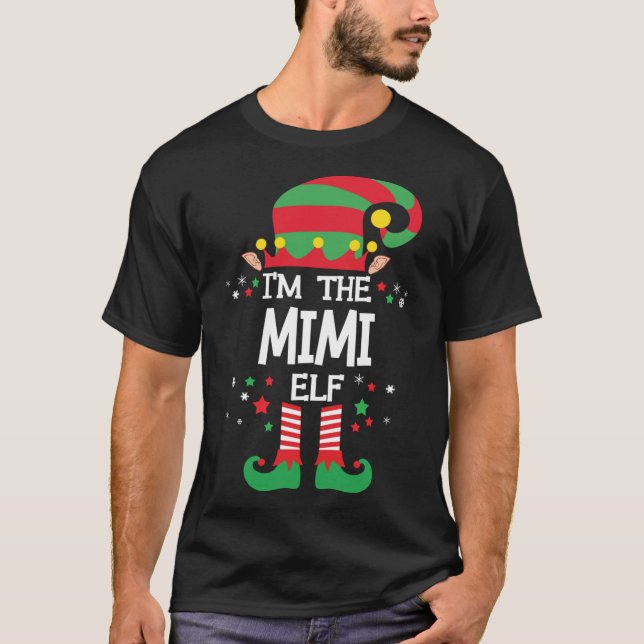 Camiseta Soy la Navidad de la familia Mama Elf (Anverso)