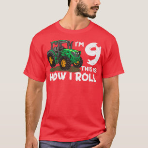 Camiseta Soy la novena. Así es como hago correr a la granja