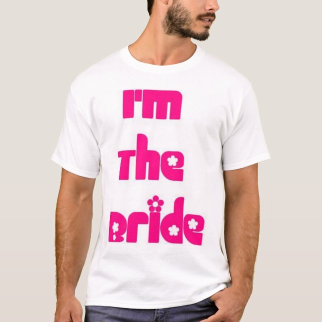 Camiseta Soy la novia (Anverso)