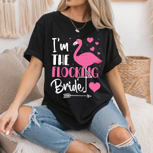 Camiseta Soy la Novia que se Casa con Flamencos Fiesta de D