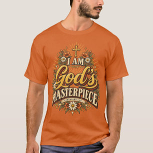 Camiseta Soy la Obra Maestra de Dios, Inspiración de Fe Cri