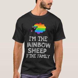 Camiseta Soy la oveja arcoiris de la familia Divertida Lgbt