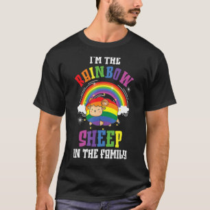 Camiseta Soy la oveja arcoiris de la familia Lgbtq Lesbian
