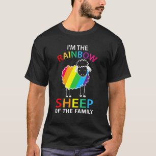 Camiseta Soy La Oveja Arcoiris De La Oveja Familiar