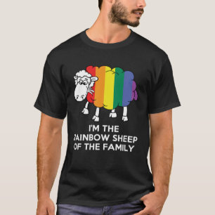 Camiseta Soy la oveja arcoiris del orgullo gay familiar LGB