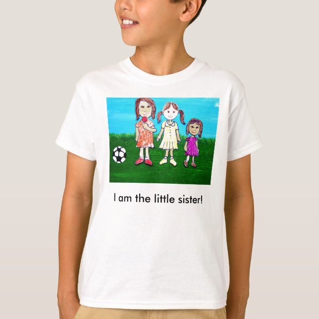 Camiseta ¡Soy la pequeña hermana! (Anverso)