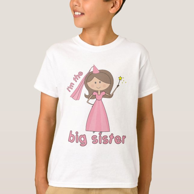 Camiseta soy la princesa de la hermana grande (Anverso)