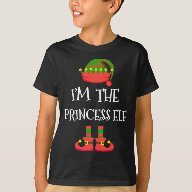 Camiseta Soy la princesa Navidades de ELF Xmas Gracioso Cos (Anverso)