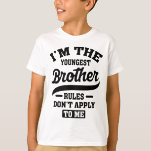 Camiseta Soy la regla de Hermanos más joven que no me aplic
