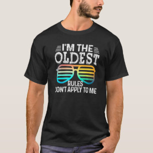 Camiseta Soy la regla más antigua que no me aplica el vidri