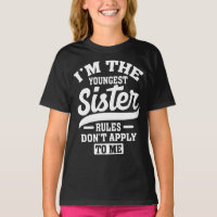 Soy la regla más joven de hermanas que no me aplic