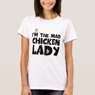 Camiseta Soy la señora enojada del pollo