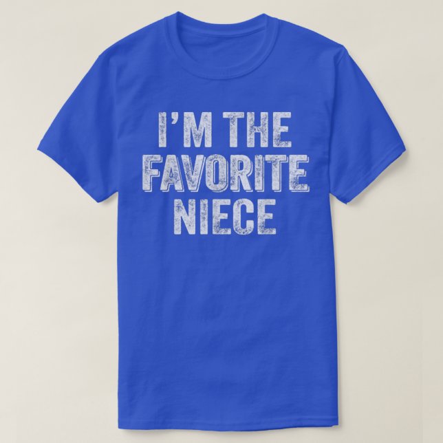 Camiseta Soy La sobrina favorita (Diseño del anverso)