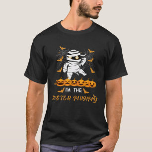 Camiseta Soy la Tía Mamá Mami Halloween Scary Mummy Y Bombe