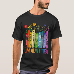 Camiseta Soy la tía Tifa Flores florales Tía Tifa divertida