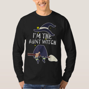 Camiseta Soy La Tía Witch Halloween Regalos De Disfraces