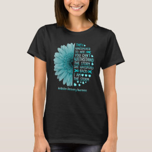 Camiseta Soy la tormenta Addiction Recovery Warrior Verde a