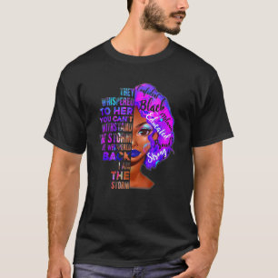 Camiseta Soy la tormenta afroamericana Melanin Black Afro