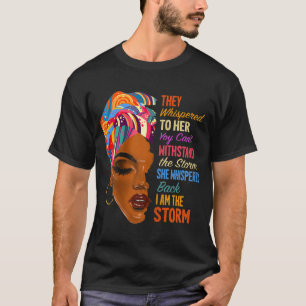 Camiseta Soy La Tormenta - Afroamericano Melanin Black Af