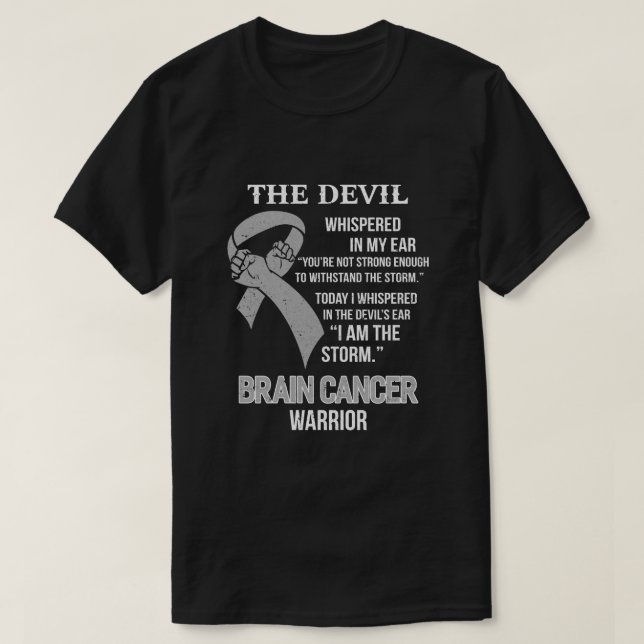 Camiseta Soy La Tormenta Apoya El Regalo De Guerrero Del Cá (Diseño del anverso)