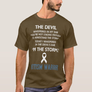 Camiseta Soy La Tormenta Autismo Guerrero Conciencia De Aut