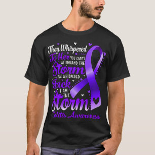 Camiseta Soy La Tormenta Colitis Conciencia Cinta Púrpura