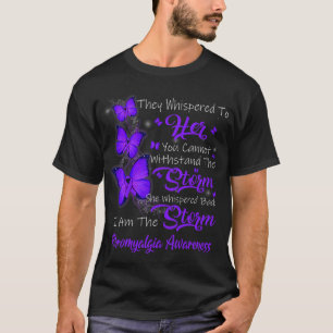 Camiseta Soy La Tormenta Conciencia de Fibromialgia