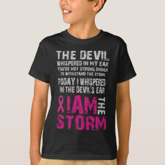 Camiseta Soy La Tormenta Concienciación Sobre El Cáncer De 