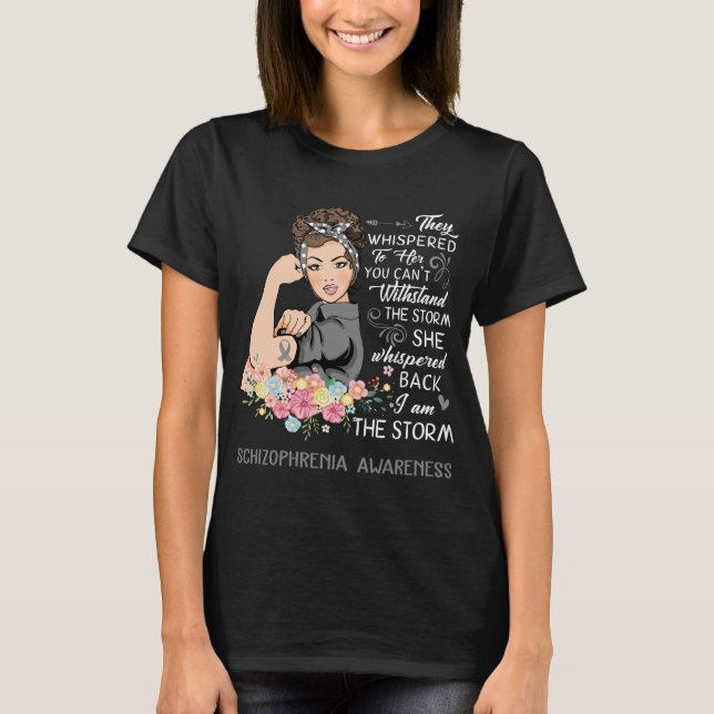 Camiseta Soy La Tormenta De Conciencia Esquizofrenia (Anverso)
