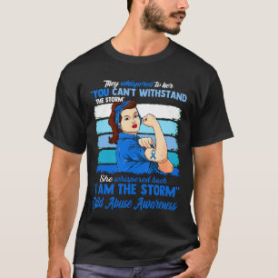 Camiseta Soy La Tormenta De Conciencia Sobre El Maltrato In