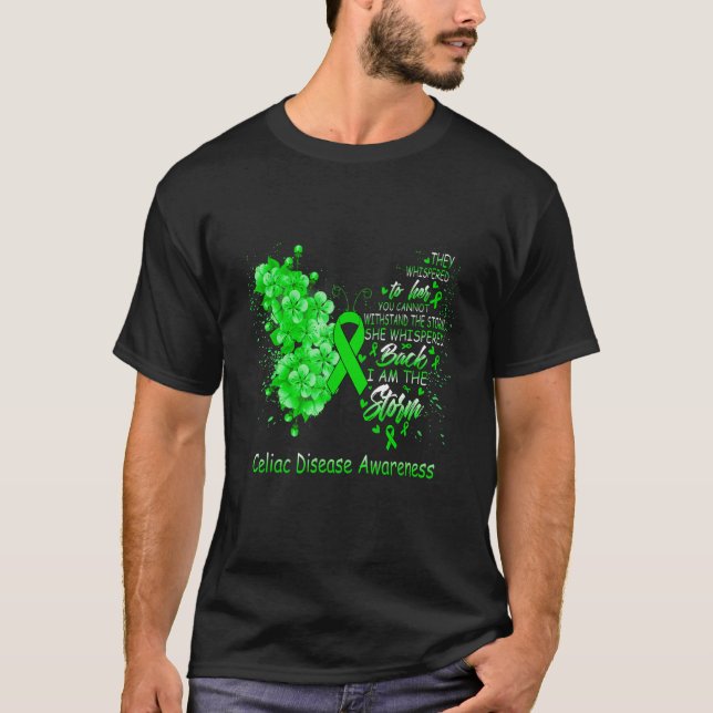 Camiseta Soy La Tormenta De La Enfermedad Celiaca Concienci (Anverso)