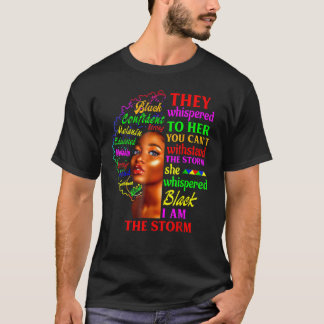 Camiseta Soy La Tormenta De La Reina De Historia Negra Mela