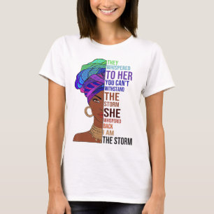 Camiseta SOY LA TORMENTA DEL Orgullo Africano Afrocéntrico