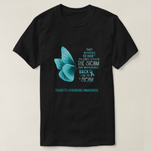 Camiseta Soy La Tormenta Del Síndrome De Tourette Concienci