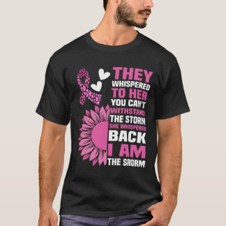 Camiseta "Soy la tormenta" Diseño de citas rosas Inspirador