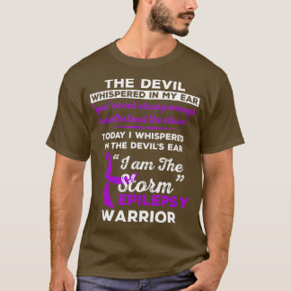 Camiseta Soy la tormenta Epilepsy Warrior 1