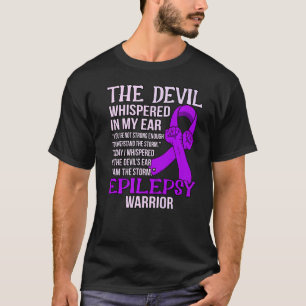 Camiseta Soy La Tormenta Epilepsy Warrior Awareness Purple 