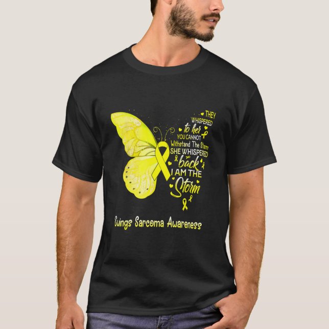 Camiseta Soy La Tormenta Ewings Sarcoma Sensibilización Mar (Anverso)