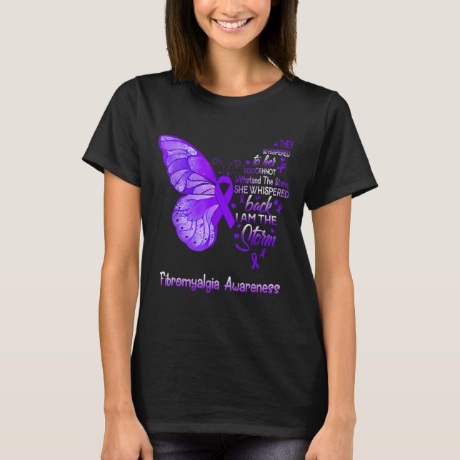 Camiseta Soy La Tormenta Fibromialgia Sensibilización Marip (Anverso)