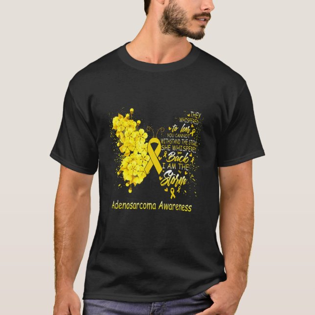 Camiseta Soy La Tormenta Mariposa de Concientización sobre  (Anverso)
