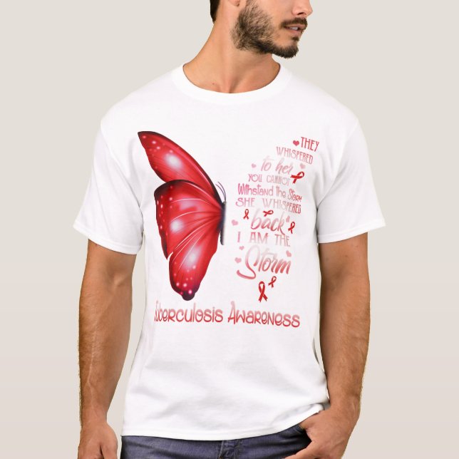 Camiseta Soy la tormenta mariposa de tuberculosis (Anverso)